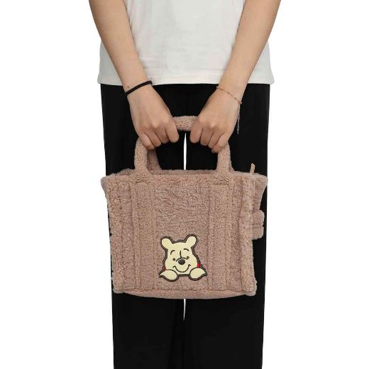 Picture of Disney Winnie the Pooh Sherpa Textured Tote Bag