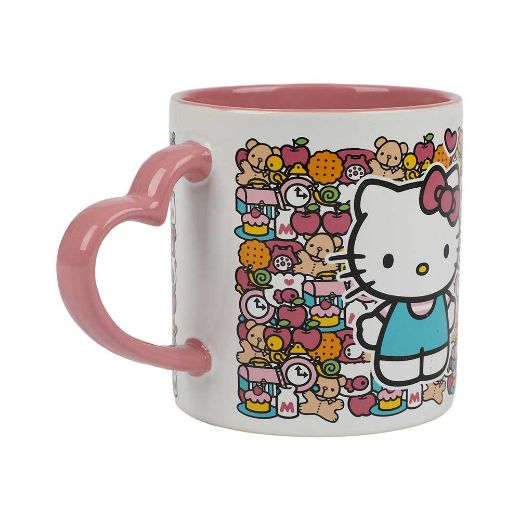 Picture of Hello Kitty Heart Shaped Handle 16 oz. Ceramic Mug