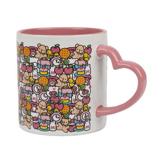 Picture of Hello Kitty Heart Shaped Handle 16 oz. Ceramic Mug