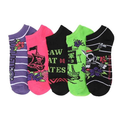 Picture of One Piece Icons 5 Pair Ankle Socks