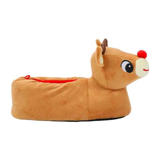 Picture of Rudolph Youth 3D Plush Slippers