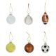 Picture of Christmas Sport Ball Ornaments - Set of 6
