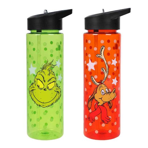 Picture of Dr. Seuss The Grinch & Max 24 oz. 2 Pack Water Bottle Set