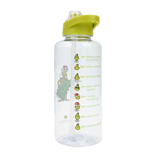 Picture of Dr. Seuss The Grinch Motivational 2 lt. Water Bottle