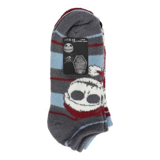 Picture of The Nightmare Before Christmas Chenille 3 Pair Ankle Socks