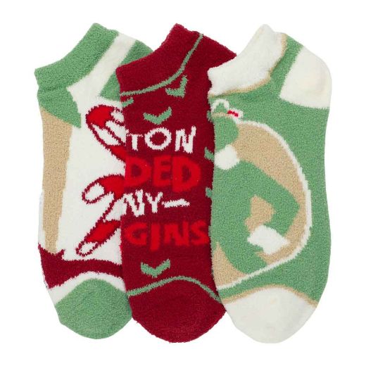 Picture of Elf Chenille 3 Pair Ankle Socks