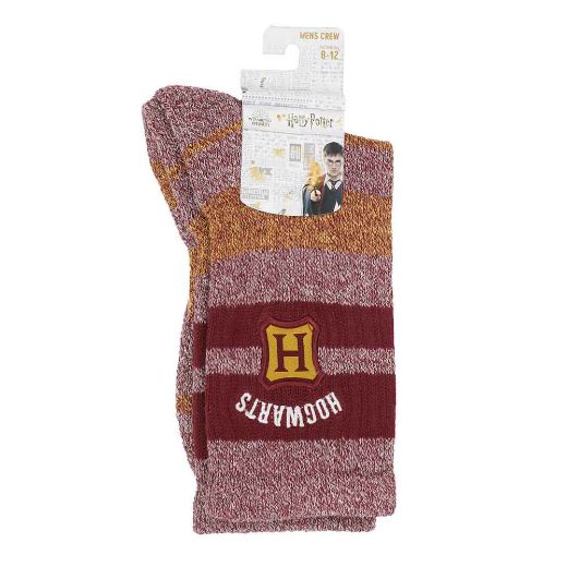 Picture of Harry Potter Hogwarts Embroidered Crew Socks