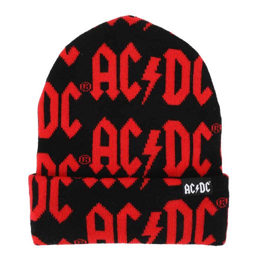 Picture of AC/DC AOP Jacquard Tall Cuff Beanie