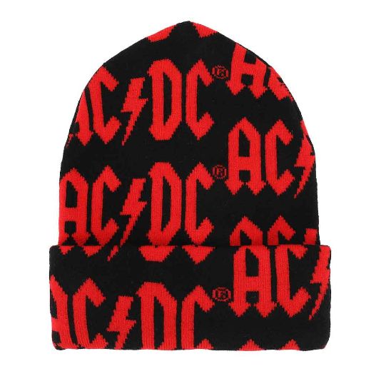 Picture of AC/DC AOP Jacquard Tall Cuff Beanie