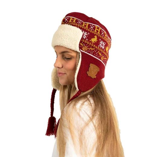 Picture of Harry Potter Hogwarts Trapper Lined Beanie