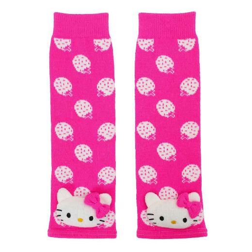 Picture of Hello Kitty Pink Plush Arm Warmers