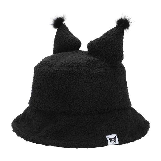 Picture of Kuromi Fuzzy Cosplay 3D Bucket Hat