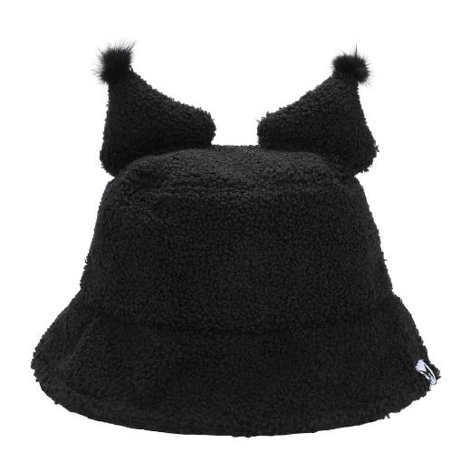Picture of Kuromi Fuzzy Cosplay 3D Bucket Hat