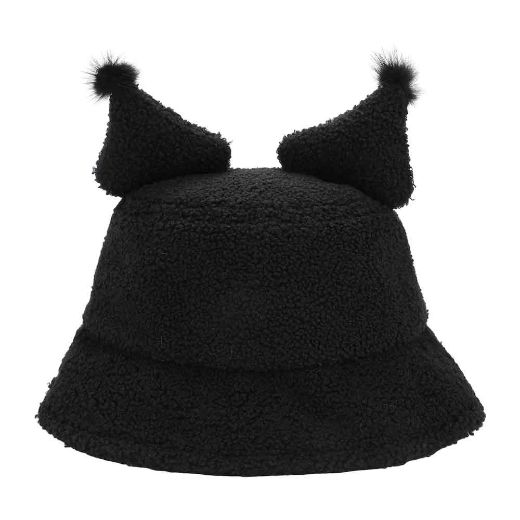 Picture of Kuromi Fuzzy Cosplay 3D Bucket Hat