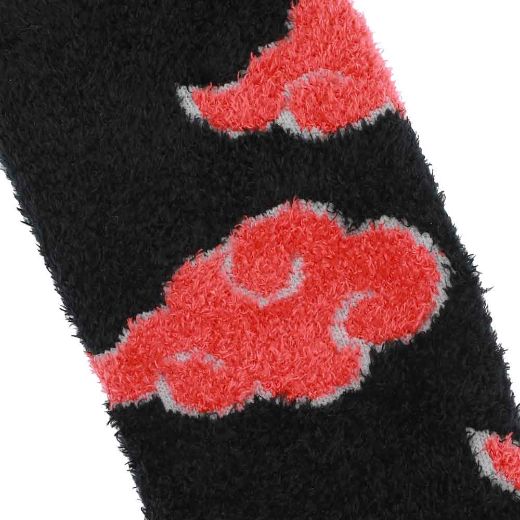 Picture of Naruto Akatsuki Fuzzy Cuff Beanie & Women's Crew Sock Combo