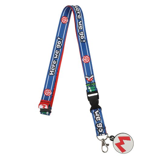Picture of Super Mario Mushroom Kingdom Lanyard