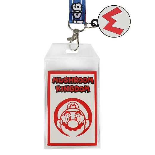 Picture of Super Mario Mushroom Kingdom Lanyard