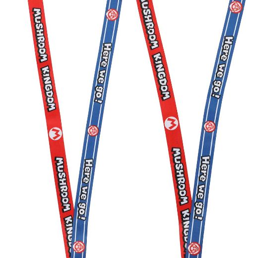 Picture of Super Mario Mushroom Kingdom Lanyard