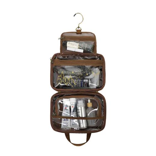 Picture of Harry Potter Hogwarts Quilted Hanging Toiletry Bag
