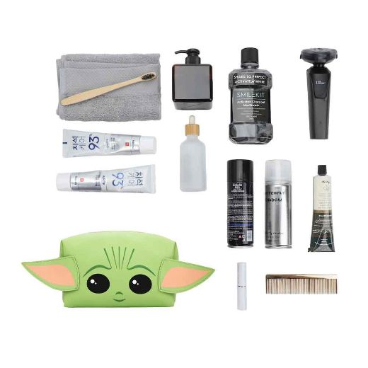 Picture of Star Wars The Mandalorian Grogu 3D Travel Cosmetic Bag