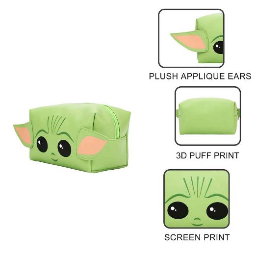 Picture of Star Wars The Mandalorian Grogu 3D Travel Cosmetic Bag