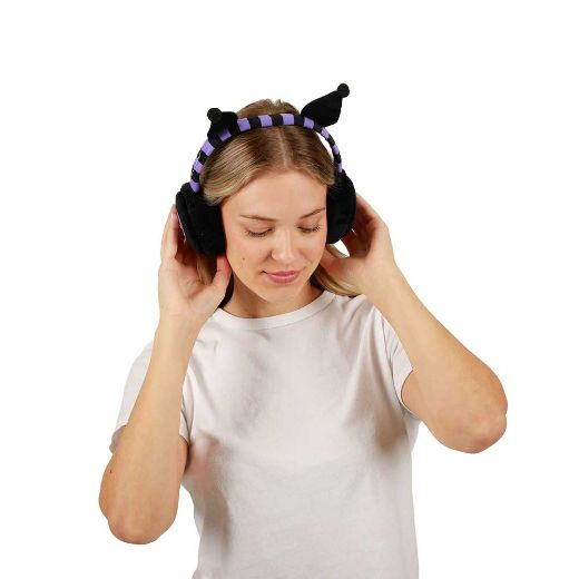 Picture of Kuromi Foldable Cosplay Earmuff