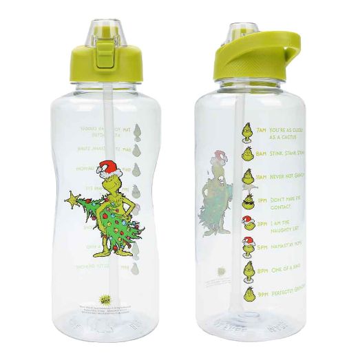 Picture of Dr. Seuss The Grinch Motivational 2 lt. Water Bottle