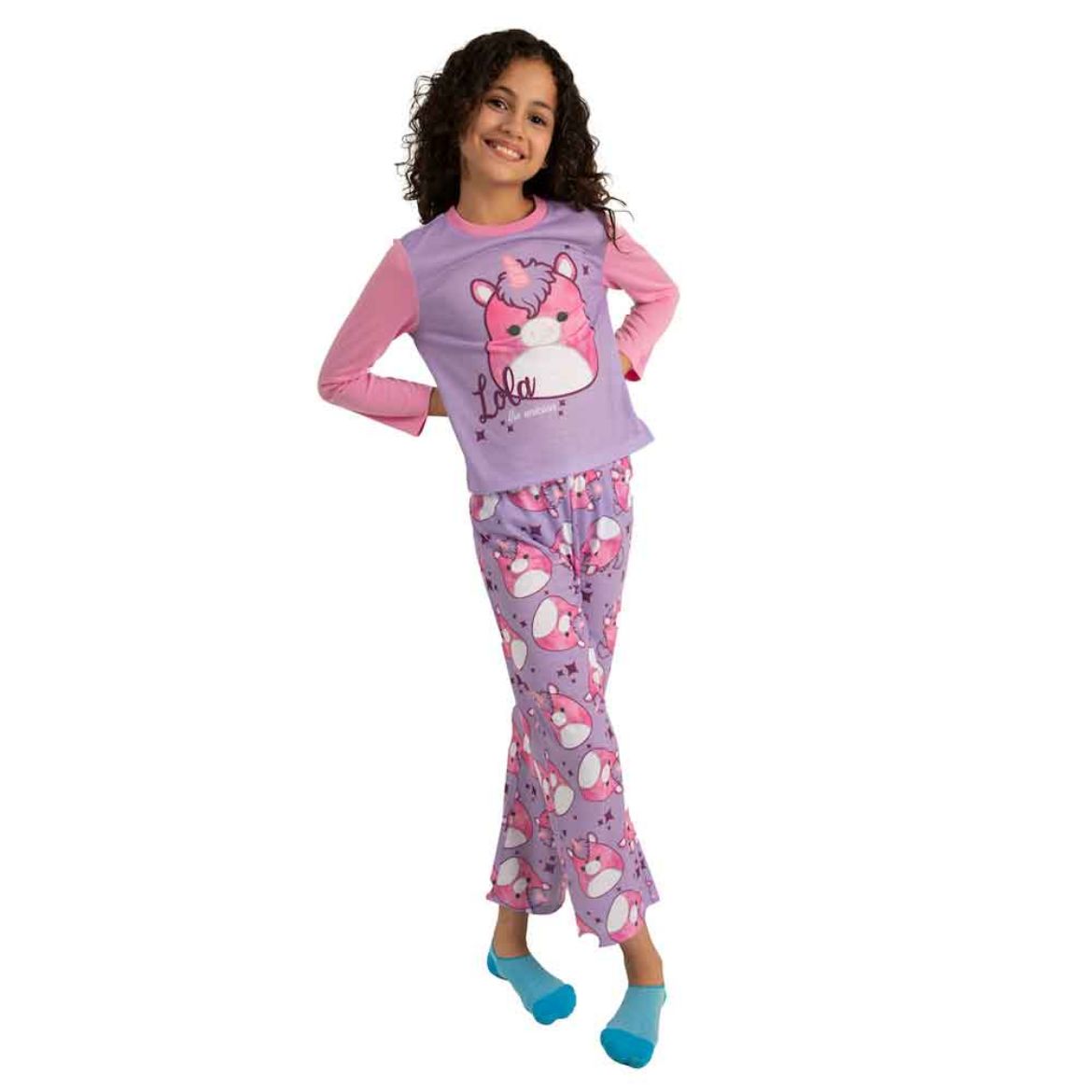 Picture of Squishmallows Lola the Unicorn Youth Lounge Set