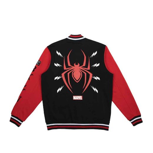 Picture of Marvel Spider-Man Miles Morales Fleece Varsity Jacket