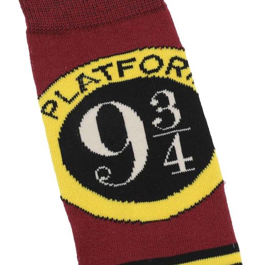 Picture of Harry Potter Hogwarts 6 Pair Crew Socks with Tin Tote