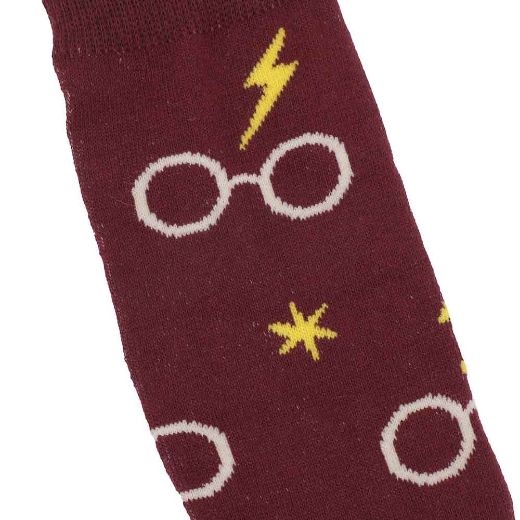 Picture of Harry Potter Hogwarts 6 Pair Crew Socks with Tin Tote