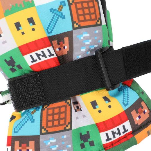 Picture of Minecraft Icons AOP Youth Ski Glove and Sure Grip Liners
