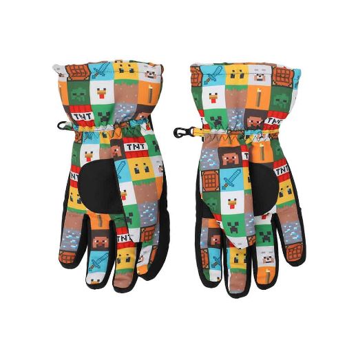 Picture of Minecraft Icons AOP Youth Ski Glove and Sure Grip Liners