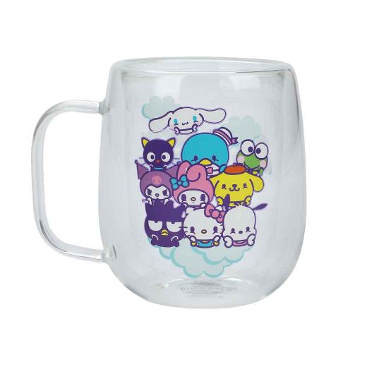 Picture of Hello Kitty & Friends 11 oz. Double Wall Glass Mug