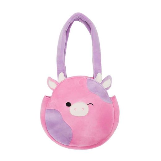 Picture of Squishmallows Patty the Cow Plush Tote Bag