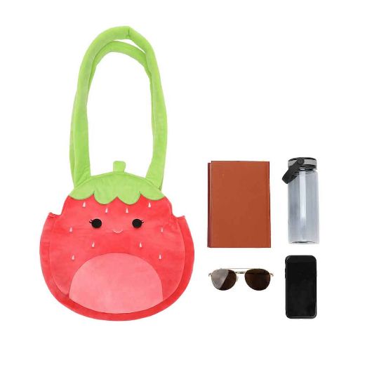 Picture of Squishmallows Scarlet the Strawberry Plush Tote Bag