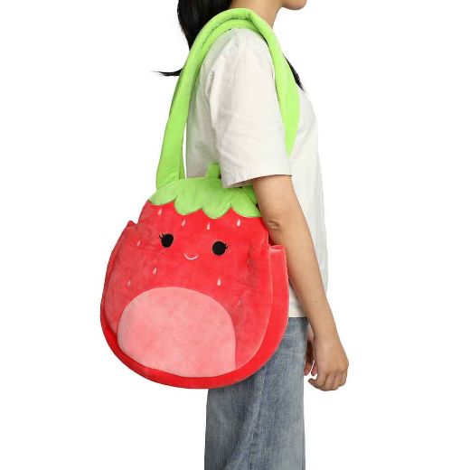 Picture of Squishmallows Scarlet the Strawberry Plush Tote Bag