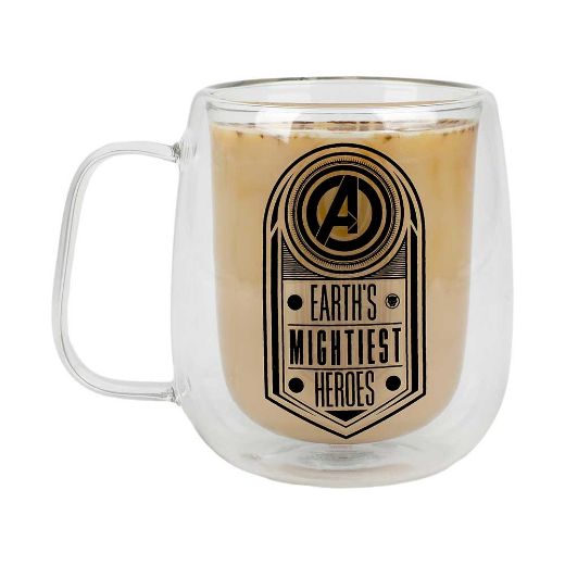 Picture of Marvel Avengers 11 oz. Double Wall Glass Mug