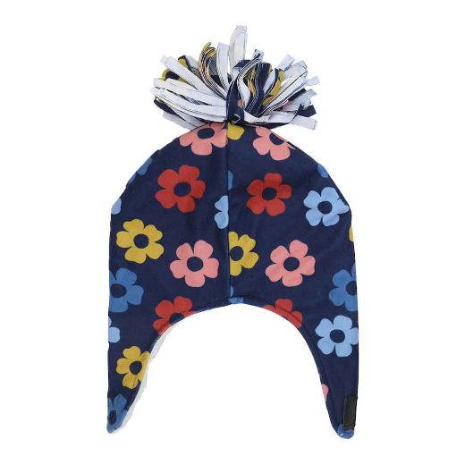 Picture of Little Me Flower Pilot Beanie & Mitten Combo