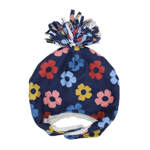 Picture of Little Me Flower Pilot Beanie & Mitten Combo