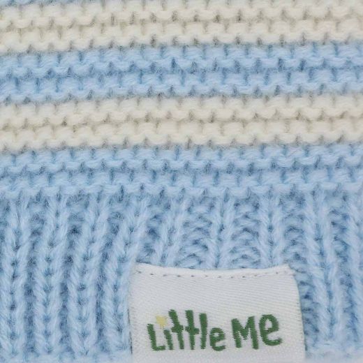 Picture of Little Me Blue Bear Beanie & Mitten Combo - Infant 3/9 M