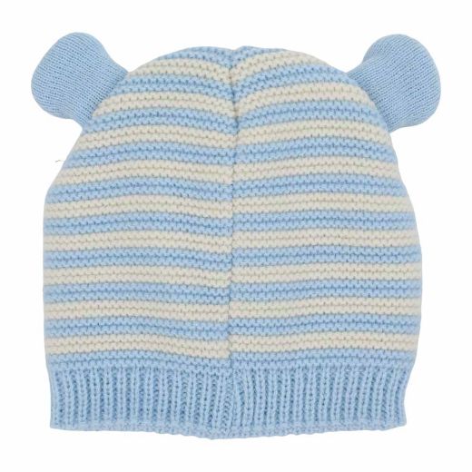 Picture of Little Me Blue Bear Beanie & Mitten Combo - Infant 3/9 M