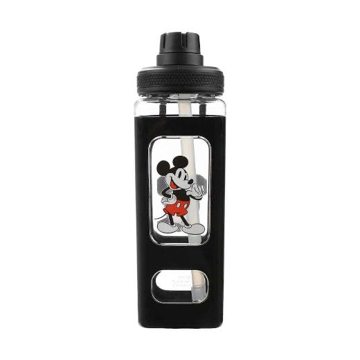 Picture of Disney Mickey Mouse 24 oz. Square Silicone Sleeve Water Bottle