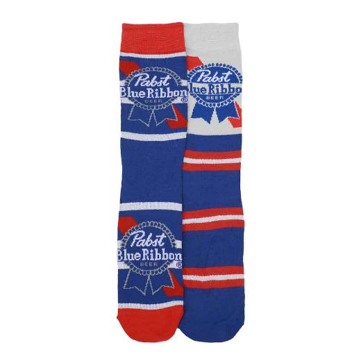Picture of Pabst Blue Ribbon 2 Pair Crew Beer Can Set