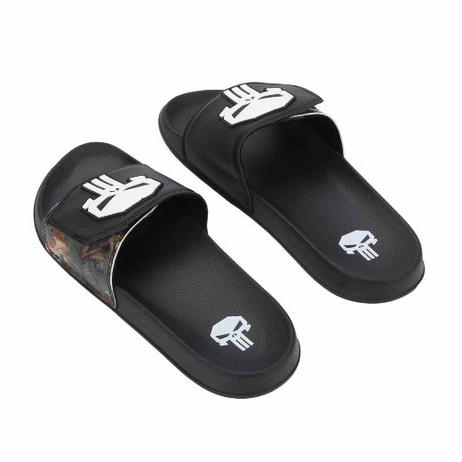 Picture of Marvel Punisher Velcro Athletic Slide Sandals