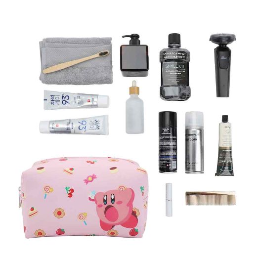 Picture of Kirby Junk Food Travel Cosmetic Bag