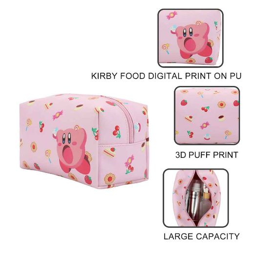 Picture of Kirby Junk Food Travel Cosmetic Bag