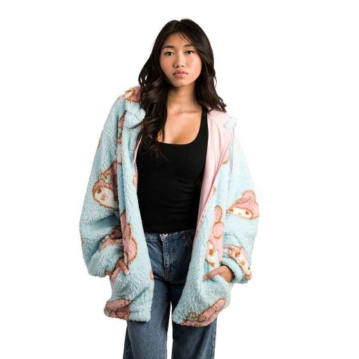 Picture of My Melody Juniors Oversized Sherpa Fleece Hoodie