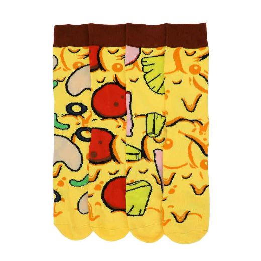 Picture of Socks by the Slice 4 Pair Crew Box Set