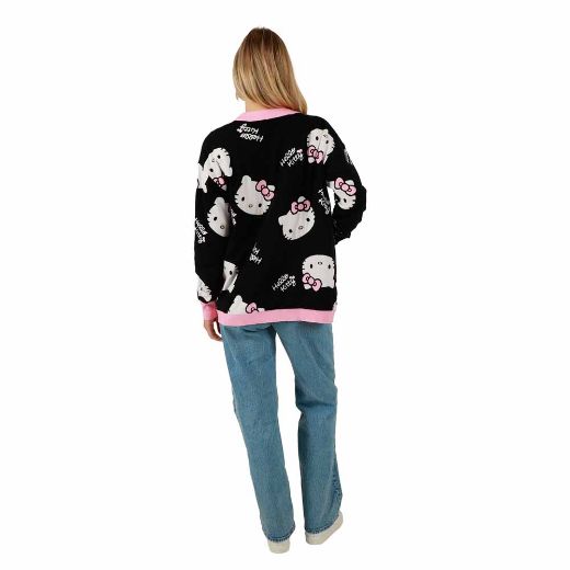 Picture of Hello Kitty Knit Rib Juniors Cardigan
